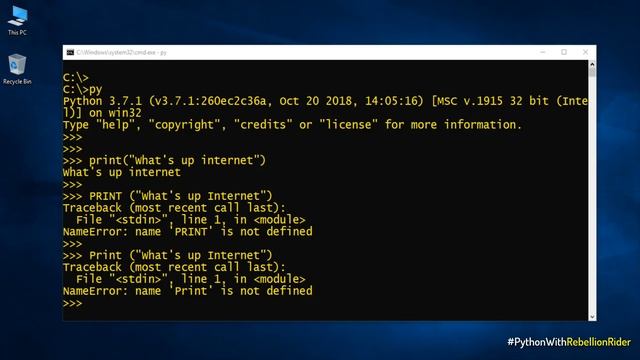 Python Tutorial 2: How to write your first Python Program by Manish Sharma смотреть онлайн