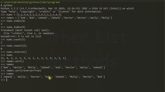 Python Tutorial For Beginners - # 28 - More List Methods смотреть онлайн