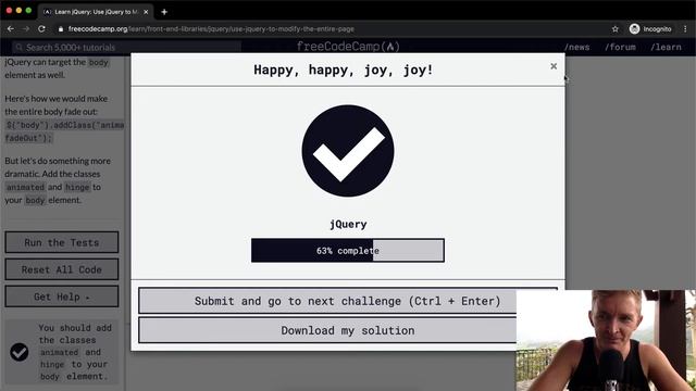 Use jQuery to Modify the Entire Page - jQuery - Free Code Camp смотреть онлайн