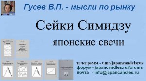 Сейки Симидзу - автор первой книги про японские свечи  на английском языке