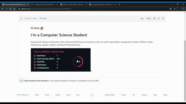 HOW TO CREATE GITHUB README (PROFILE) смотреть онлайн