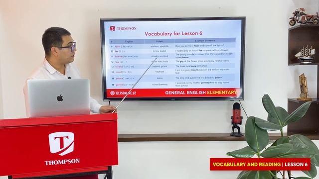 General English, Elementary, Lesson 6, Vocabulary and Reading | THOMPSON SCHOOL смотреть онлайн