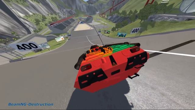 Beamng Drive - High Speed Car Jumps Over Computer | BeamNG-Destruction смотреть онлайн