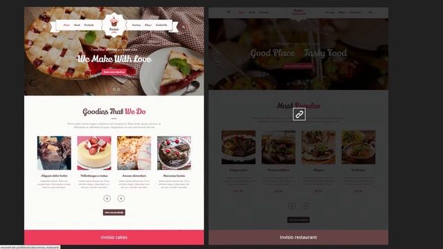 Invisio Cake - Sweet Food Template смотреть онлайн