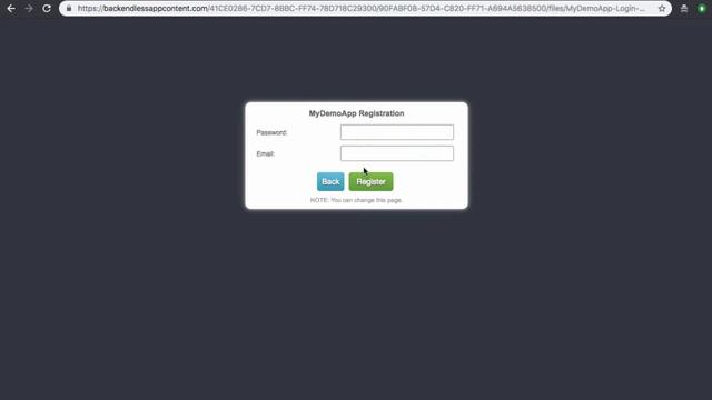 How to enable to disable user registration in Backendless смотреть онлайн