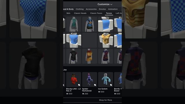 Как сделать бесплатный маленький скин в роблоксе #shorts #roblox #роблокс смотреть онлайн
