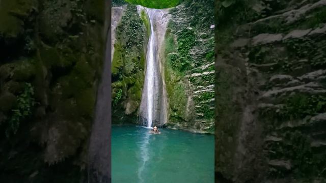Водопад Любовь 💞 Купаюсь в водопаде, Чистейшая вода. Мамедово Ущелье, Лазаревское Сочи 15.08.22 смотреть онлайн