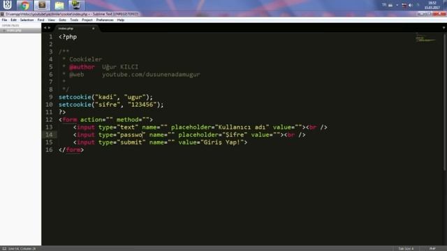 PHP COOKİE KULLANIMI - PHP DERSLERİ смотреть онлайн