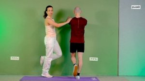 Подъём на носок на одной ноге