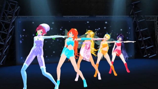 MMD Winx Club LE SSERAFIM Antifragile смотреть онлайн