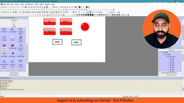 Omron HMI Tutorial Series || NB Designer Software || NB HMI || 3