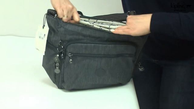 Обзор женской сумки Kipling GABBIE Active Denim (25E) KI4620_25E смотреть онлайн