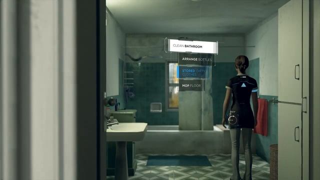 Detroit: Become Human - A New Home: Optional Tasks: Clean Bathroom & Restroom: Toilet, Mop (2018) смотреть онлайн