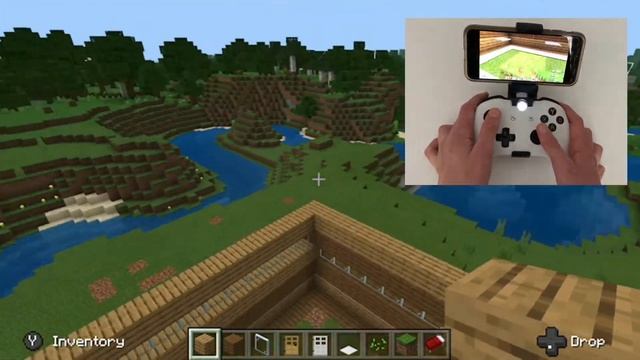 How to play Minecraft with an Xbox or PlayStation controller! (IOS) смотреть онлайн