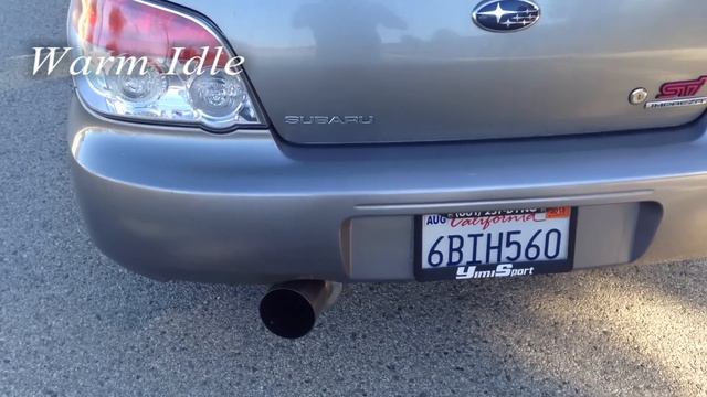 2007 Subaru Impreza WRX STi M2 Performance 3" Exhaust Sound смотреть онлайн