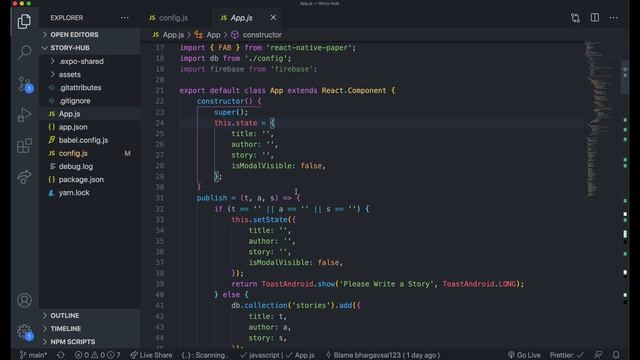 Visual Studio Code Extensions for JavaScript, Git, React Native, HTML & CSS, Python смотреть онлайн