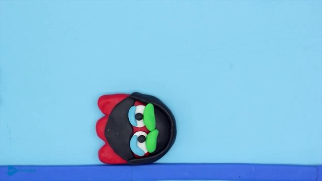 Monster Pacman Magnetic  & Blinky Ninja Battle Pacman Stop Motion Game