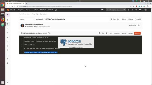 Installare PgAdmin4 su Ubuntu смотреть онлайн