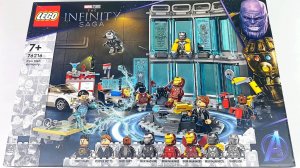 Распаковка ЛЕГО Набора 76216 Арсенал Железного Человека