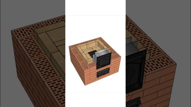 Порядовка «Плита под казан» #sketchup #порядовка #печь #bbq #печьсвоимируками смотреть онлайн