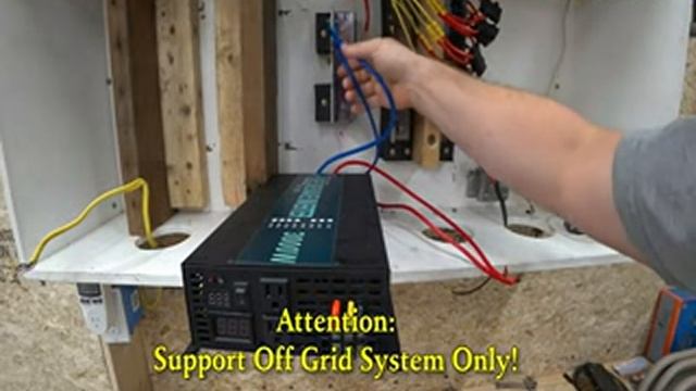 WZRELB RBP300012 3000W 12V 110~120V Pure Sine Wave Solar Power Inverter DC смотреть онлайн