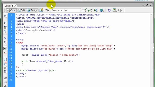 Hướng dẫn làm web nghe nhạc đơn giản với ngôn ngữ PHP-MYSQL смотреть онлайн