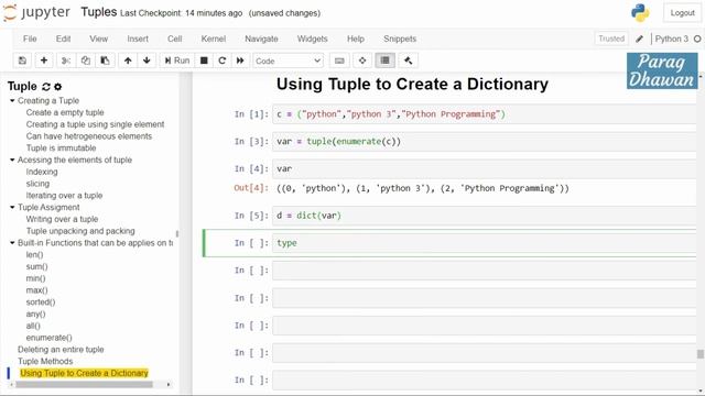 How to create Dictionary from a Tuple смотреть онлайн