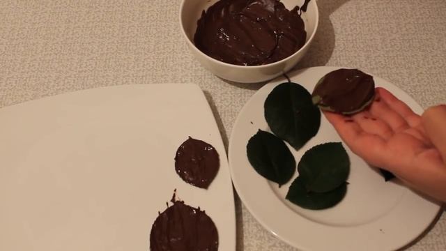 Шоколадные листики для торта смотреть онлайн