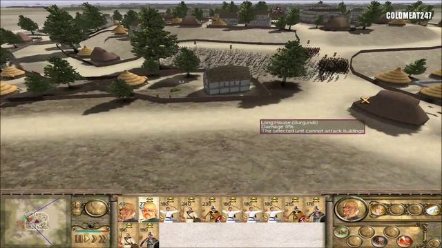 Rome Total War - Barbarian Invasion - Saxons Campaign Part 3: OH SH*T! смотреть онлайн