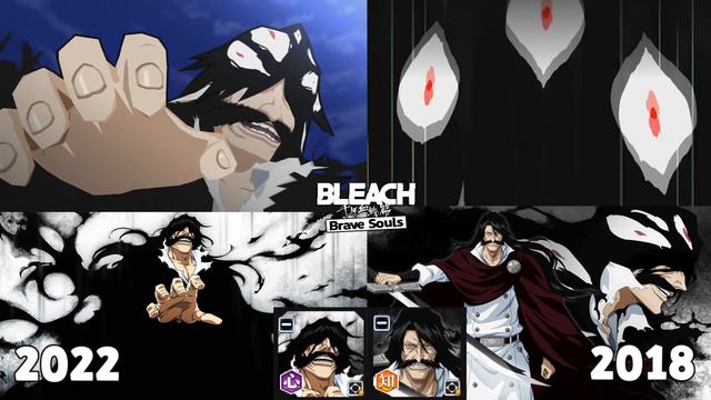 YHWACH COMPARISON (2022 VS 2018) Bleach: Brave Souls Special Move Differences The Almighty Version