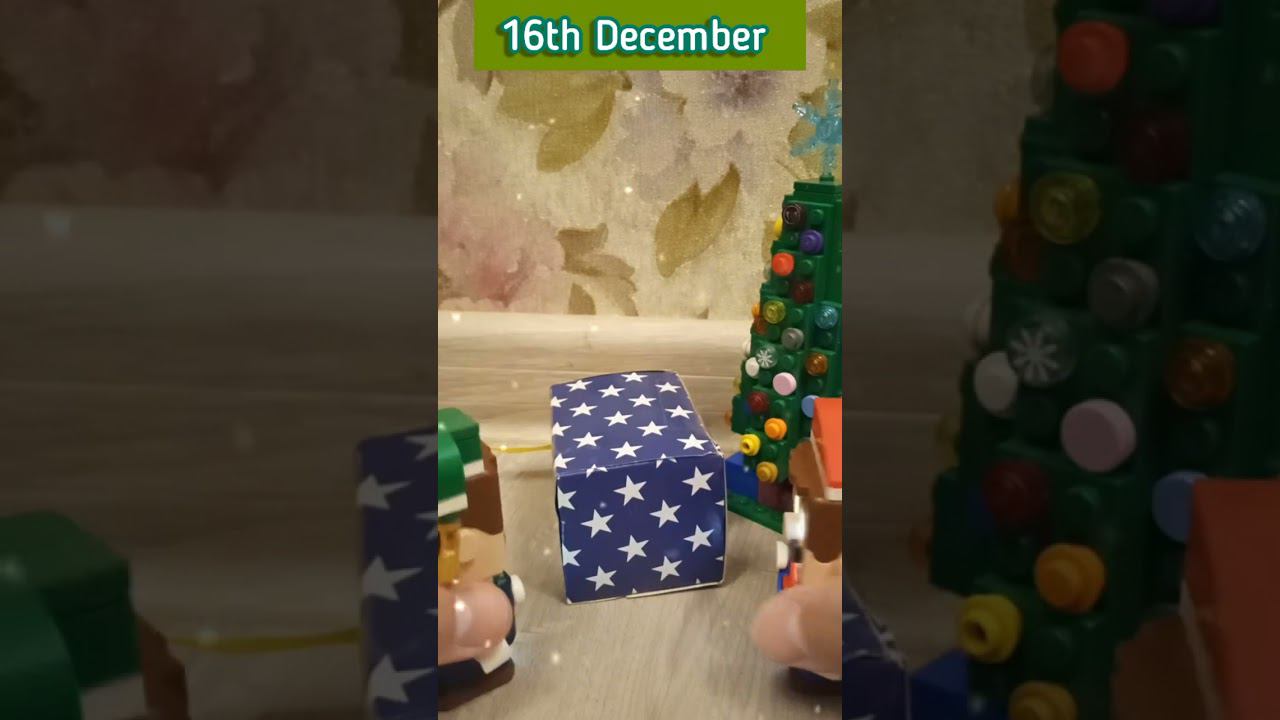 My Christmas & New Year Advent Calendar mini surprises by Lego Super Mario & Luigi. Day 16 #shorts смотреть онлайн