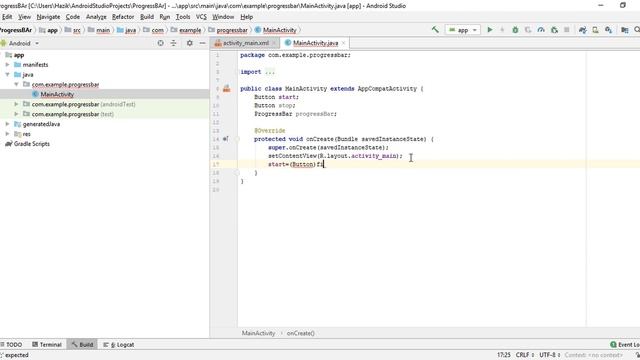 How to Create Circular ProgressBar in Android Studio смотреть онлайн