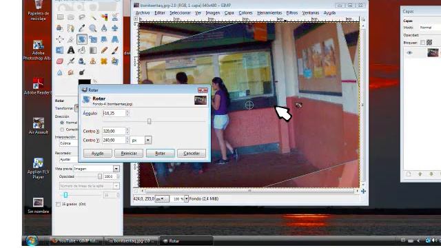 how to rotate with gimp смотреть онлайн