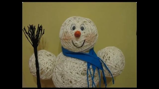 Поделки на новый год 2018 из ниток смотреть онлайн