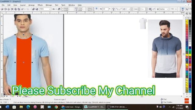 How To Create t-shirts Design in Coreldraw 11 Tutorial_ Learn With Anjuvir смотреть онлайн