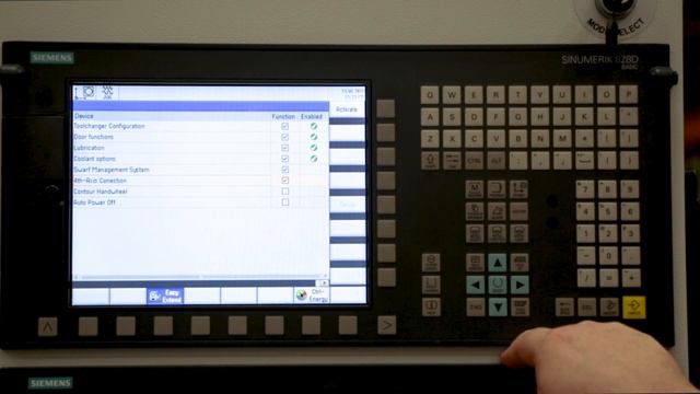 How To Enable/Disable The 4th Axis On A Siemens 828 Control