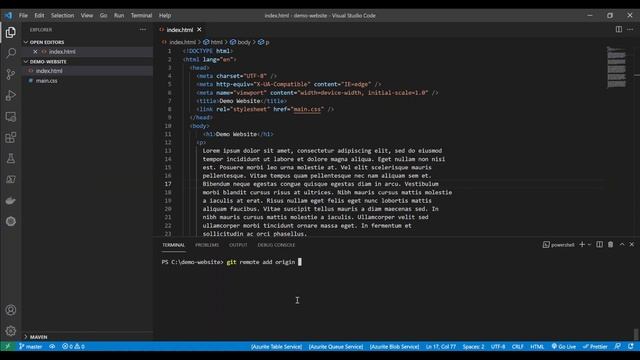 How to push a git repository to GitHub смотреть онлайн