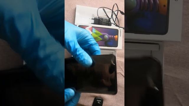 SAMSUNG Galaxy M51, распаковка. смотреть онлайн