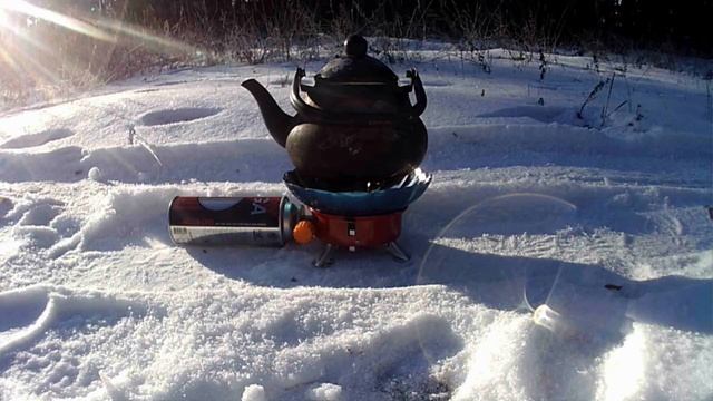 Обзор походной газовой плитки за 600 рублей смотреть онлайн