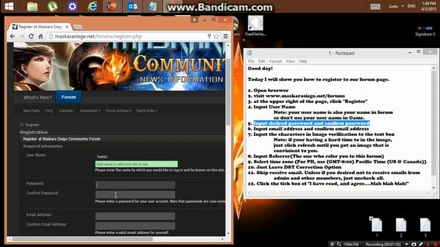 MU Maskara Siege Forum Registration Guide смотреть онлайн