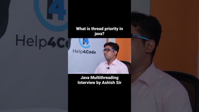 What is thread priority in java? #javainterviewquestion #multithreading #javaprogramming смотреть онлайн