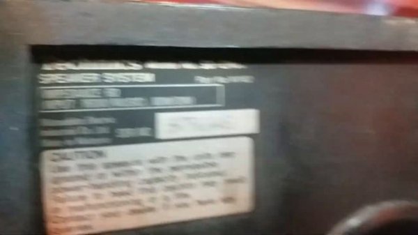 Technics SE-CH610  SPEAKER MODE no. sb-EH60 made in JAPAN 01726140143