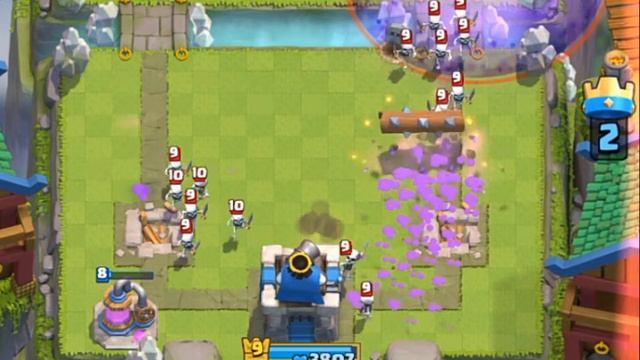 Clash Royale - | ФАН АТАКИ | БРЕВНО vs СКЕЛЕТЫ | смотреть онлайн