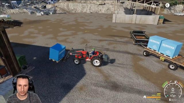 IFA грузовик и JCB погрузчик на карьер // Словацкая деревня # 4 // Farming Simulator 19 смотреть онлайн
