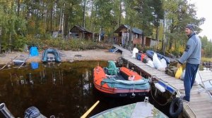 Рыбалка и отдых в Карелии  Озеро Сандал  День 1