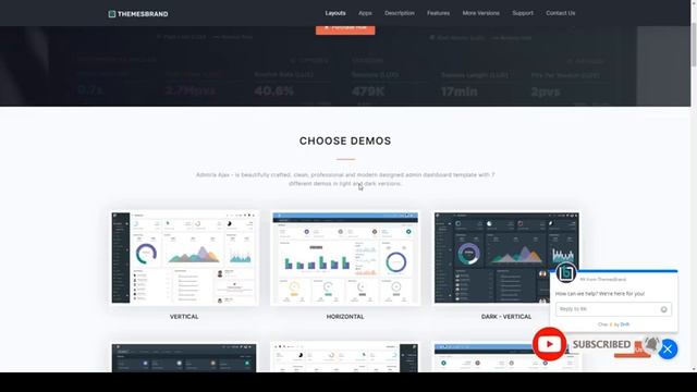 Admiria - Ajax Admin and Dashboard Template crm 12 Build Website смотреть онлайн