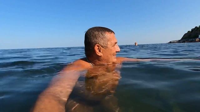 #Анапа. Сегодня 26.06.2023. Чёрное море. Пляж «Малая Бухта». Утро 8.00 Воздух 25. Море 24. Купание. смотреть онлайн