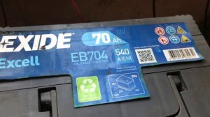Заряд АКБ Exide Excell при помощи Вымпел-55, прошивка 2.27