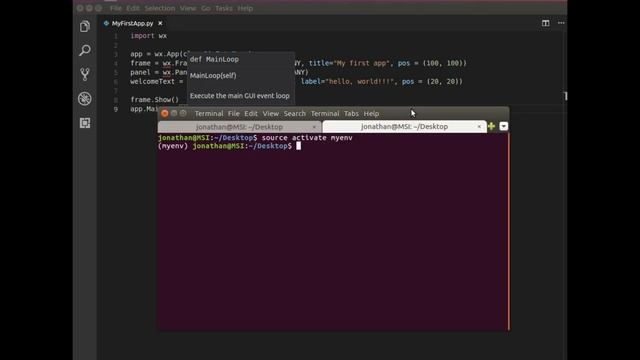 wxPython Tutorial 01: First App смотреть онлайн