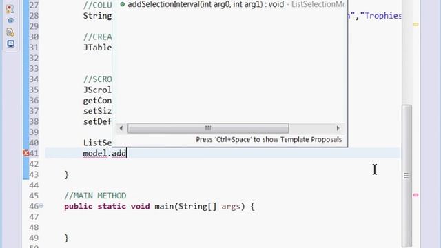 Java JTable Ep.10 - Make Row Selection and Capture Events смотреть онлайн